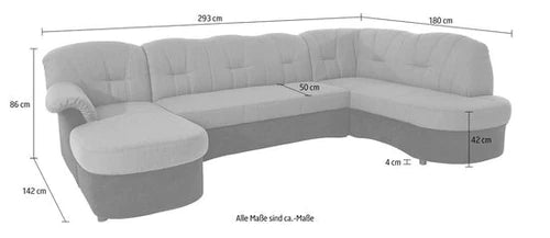 Sofa en forma de U Flores Artículo No. 4597900157