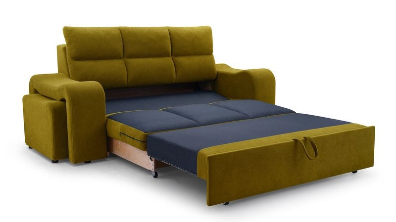 Sofa-cama con 2 pufs y arcon - WELA