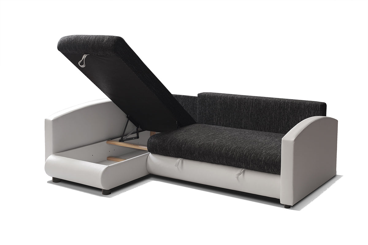 Sofá chaise longue con cama y dos arcones - Colonia