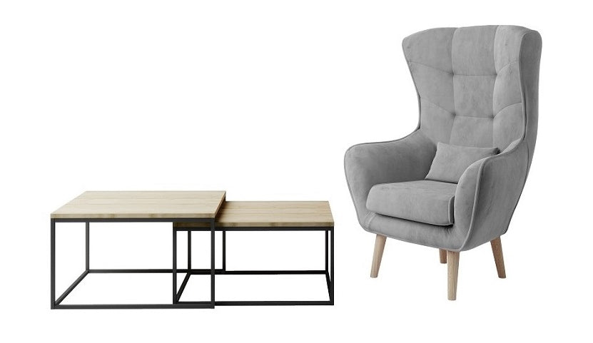 Set mesa de centro y sillón lounge - Clar + Arti